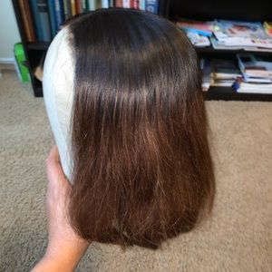 14 inch human hair wig